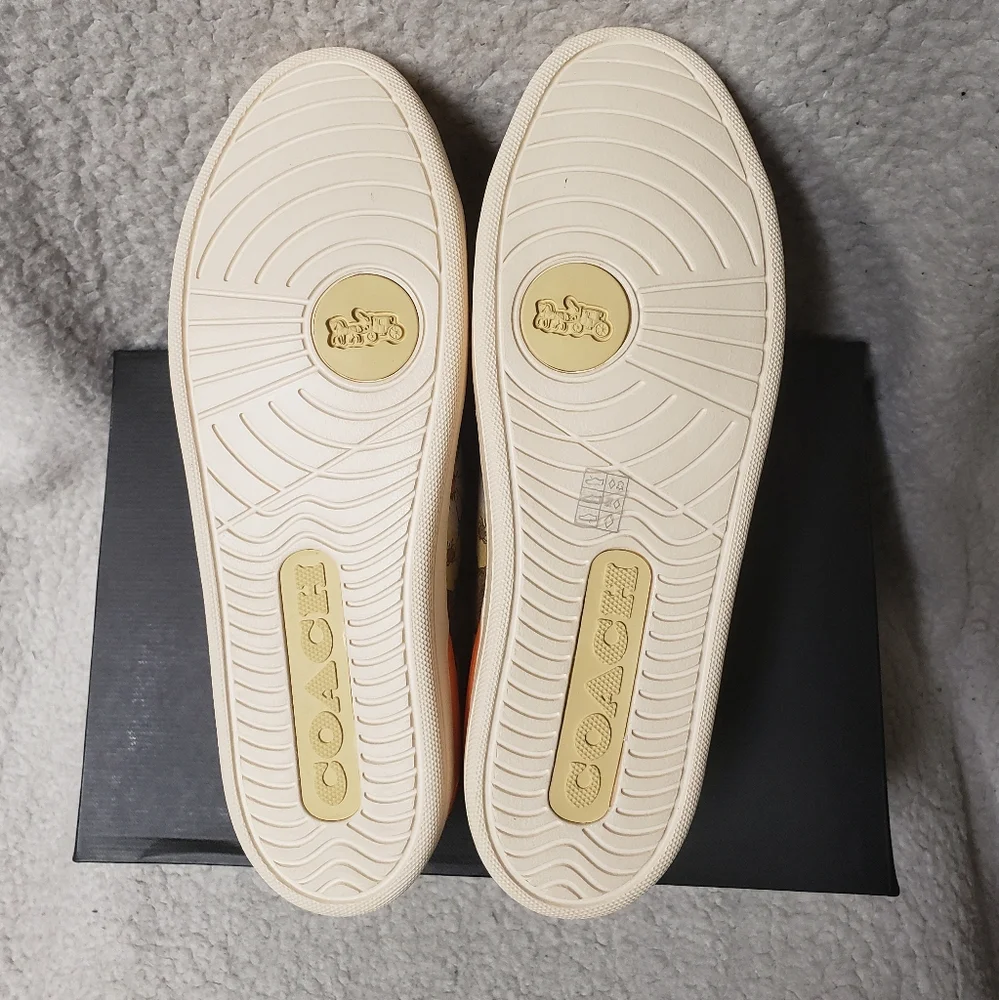 COACH Lowline Coated Canvas Sneakers
